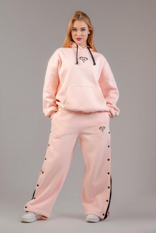 Pink Argyle Set - Pants & Hoodie - Image 2