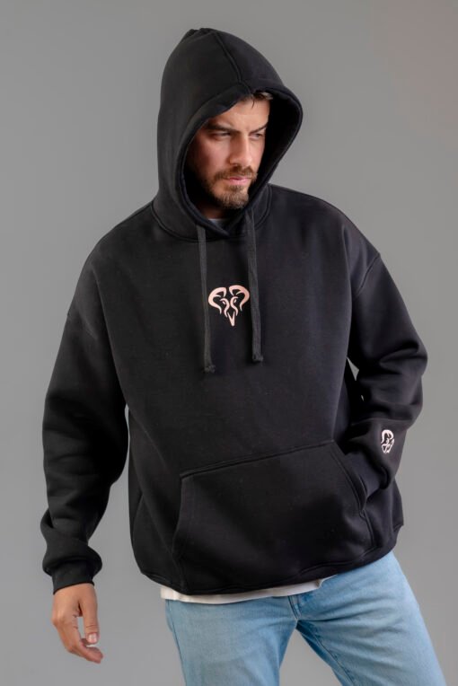 Black Argyle Hoodie - Image 6