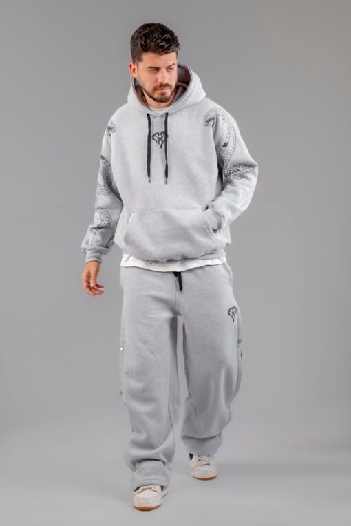 Gray Set for Men - Pants & Hoodie