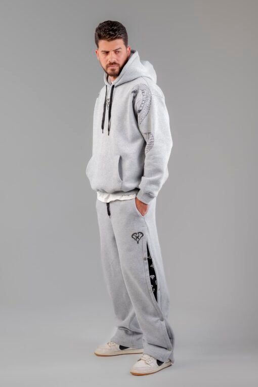 Gray Set for Men - Pants & Hoodie - Image 5