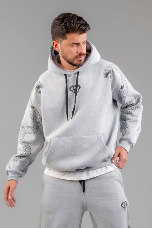 Gray Set for Men - Pants & Hoodie - Image 4