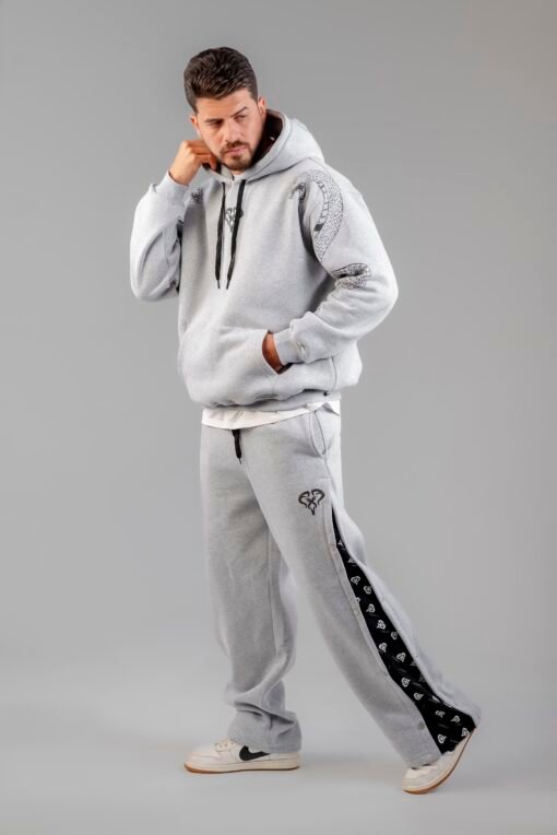 Gray Set for Men - Pants & Hoodie - Image 3