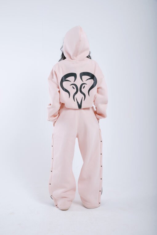 Pink Argyle Hoodie - Image 2