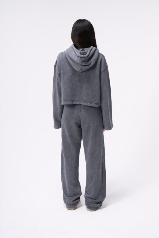 gray washed set / pants / top - Image 3