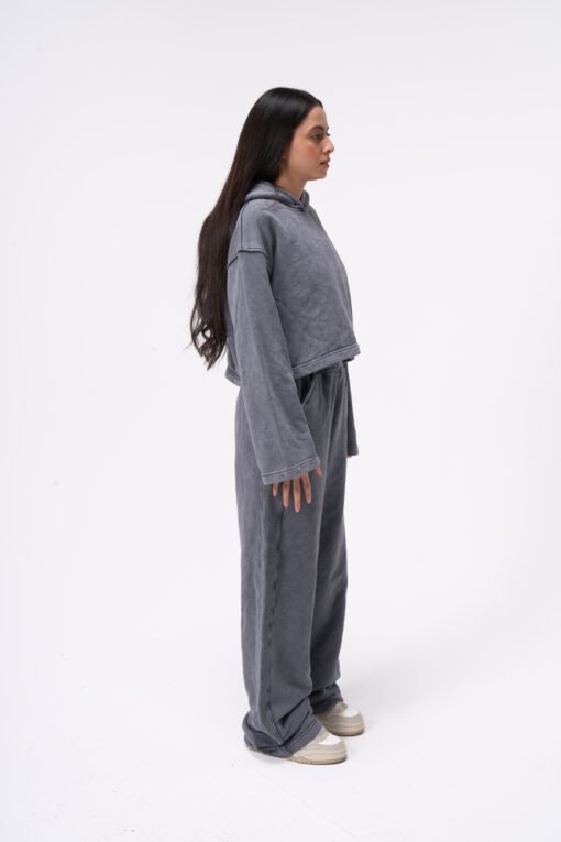 gray washed set / pants / top - Image 2