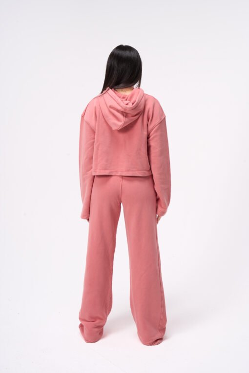 Pink washed hoodie - Image 3