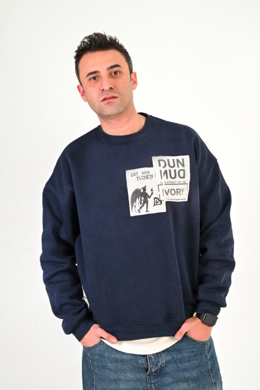 navy crewneck - Image 2