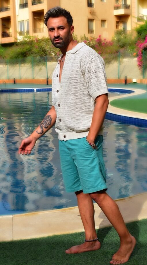 BEIGE BEACH SHIRT - Image 3